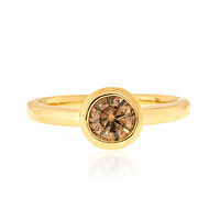 Bague en or et Diamant chocolat SI2 (CIRARI)
