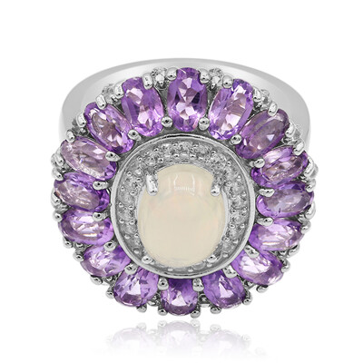 Bague en argent et Opale Welo