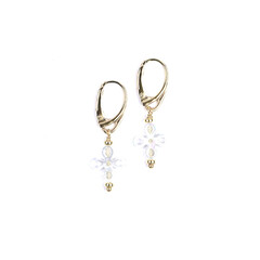 Boucles d'oreilles en argent et Nacre