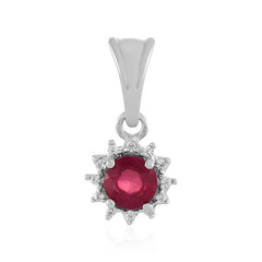 Pendentif en argent et Rubis de Madagascar