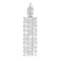 Pendentif en argent et Topaze blanche