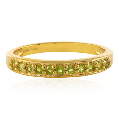 Bague en argent et Sphène de Capelinha