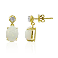 Boucles d'oreilles en or et Opale Welo AAA (Adela Gold)