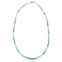 Collier en argent et Opale bleue