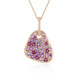 Collier en argent et Grenat Rhodolite (KM by Juwelo)