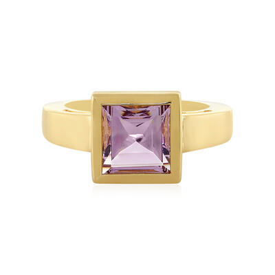Bague en argent et Améthyste Rose de France (MONOSONO COLLECTION)
