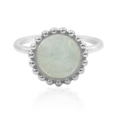 Bague en argent et Aigue-marine