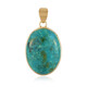 Pendentif en argent et Chrysocolle (Bali Barong)