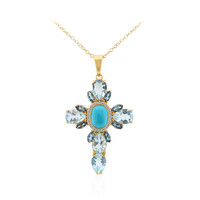 Collier en argent et Turquoise