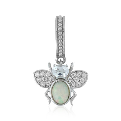 Pendentif en argent et Opale Welo (Dallas Prince Designs)