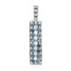 Pendentif en argent et Diamant fantaisie