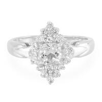 Bague en argent et Goshénite