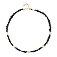 Collier en argent et Saphir bleu