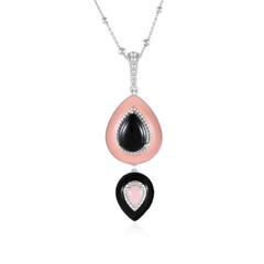 Collier en argent et Onyx noir (Dallas Prince Designs)