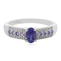 Bague en argent et Tanzanite