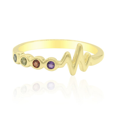 Bague en argent et Topaze bleu Suisse