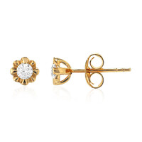 Boucles d'oreilles en argent et Topaze blanche