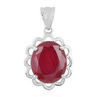 Pendentif en argent et Rubis de Madagascar