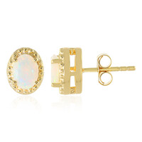 Boucles d'oreilles en argent et Opale Welo