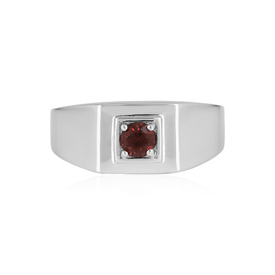 Bague pour homme en argent et Zircon rose