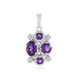 Pendentif en argent et Améthyste