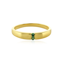 Bague en argent et Emeraude de Colombie