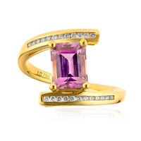 Bague en or et Diaspora rose (AMAYANI)