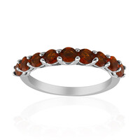 Bague en argent et Citrine Madère