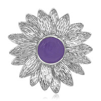 Pendentif en argent et Jade lavande