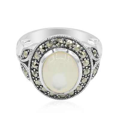 Bague en argent et Nacre