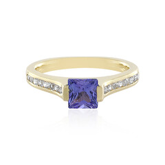 Bague en or et Tanzanite AAA
