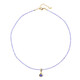 Collier en argent et Tanzanite