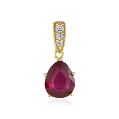 Pendentif en argent et Rubis de Bemainty