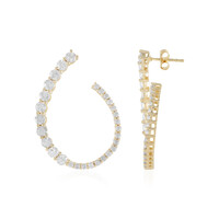 Boucles d'oreilles en argent et Zircon (de Melo)