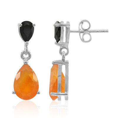 Boucles d'oreilles en argent et Cornaline
