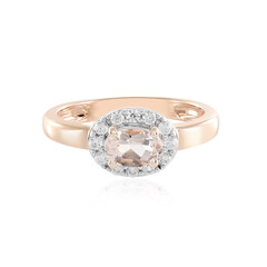 Bague en argent et Morganite