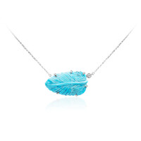 Collier en argent et Turquoise de Kingman (Anne Bever)