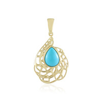 Pendentif en or et Turquoise Sleeping Beauty (Ornaments by de Melo)