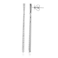 Boucles d'oreilles en or et Diamant SI2 (H) (CIRARI)