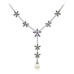 Collier en argent et Perle de culture d'eau douce