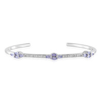 Bracelet en argent et Tanzanite