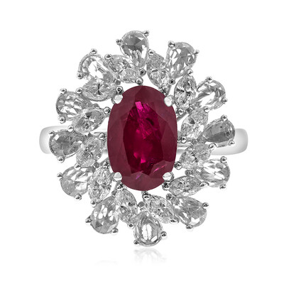Bague en or et Rubis AAA du Mozambique (CIRARI)