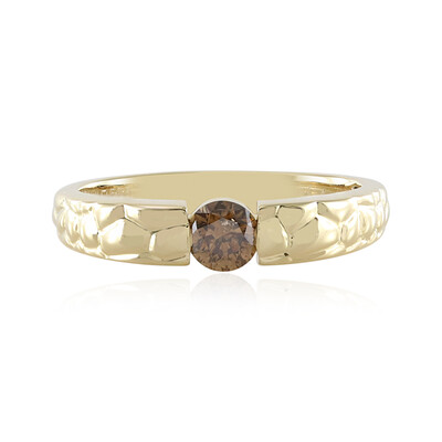 Bague en or et Diamant chocolat I1 (de Melo)