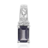 Pendentif en argent et Iolite