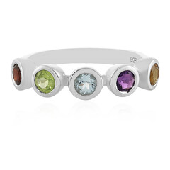 Bague en argent et Améthyste de Zambie