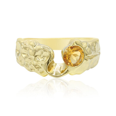 Bague en argent et Citrine (MONOSONO COLLECTION)