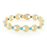Bracelet en or et Turquoise Sleeping Beauty (Ornaments by de Melo)