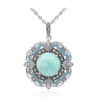 Collier en argent et Amazonite