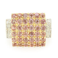 Bague en or et Saphir Padparadscha non chauffé (AMAYANI)