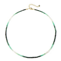 Collier en argent et Emeraude du Brésil